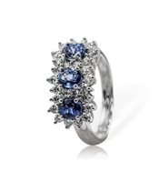 Ring Mirco Visconti Woman in White Gold Zaffiro 1.51 Ct MH14/Z - MH14/Z